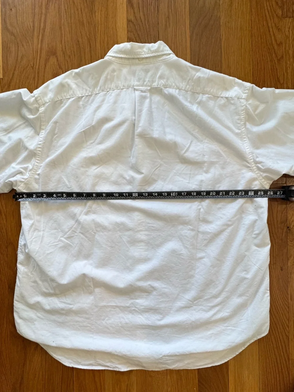 J. Crew White Button-Down Oxford Shirt